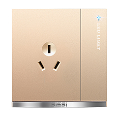 16A三极插座带（单/双）控开关